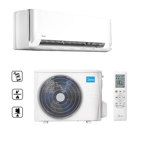 Midea Breezeless E MCB2-12-SP oldalfali split klíma csomag 3,5 kW